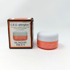 Sunday Riley C.E.O. Afterglow Vitamin C Rich Hydration Face Cream 0.5oz/15ml New